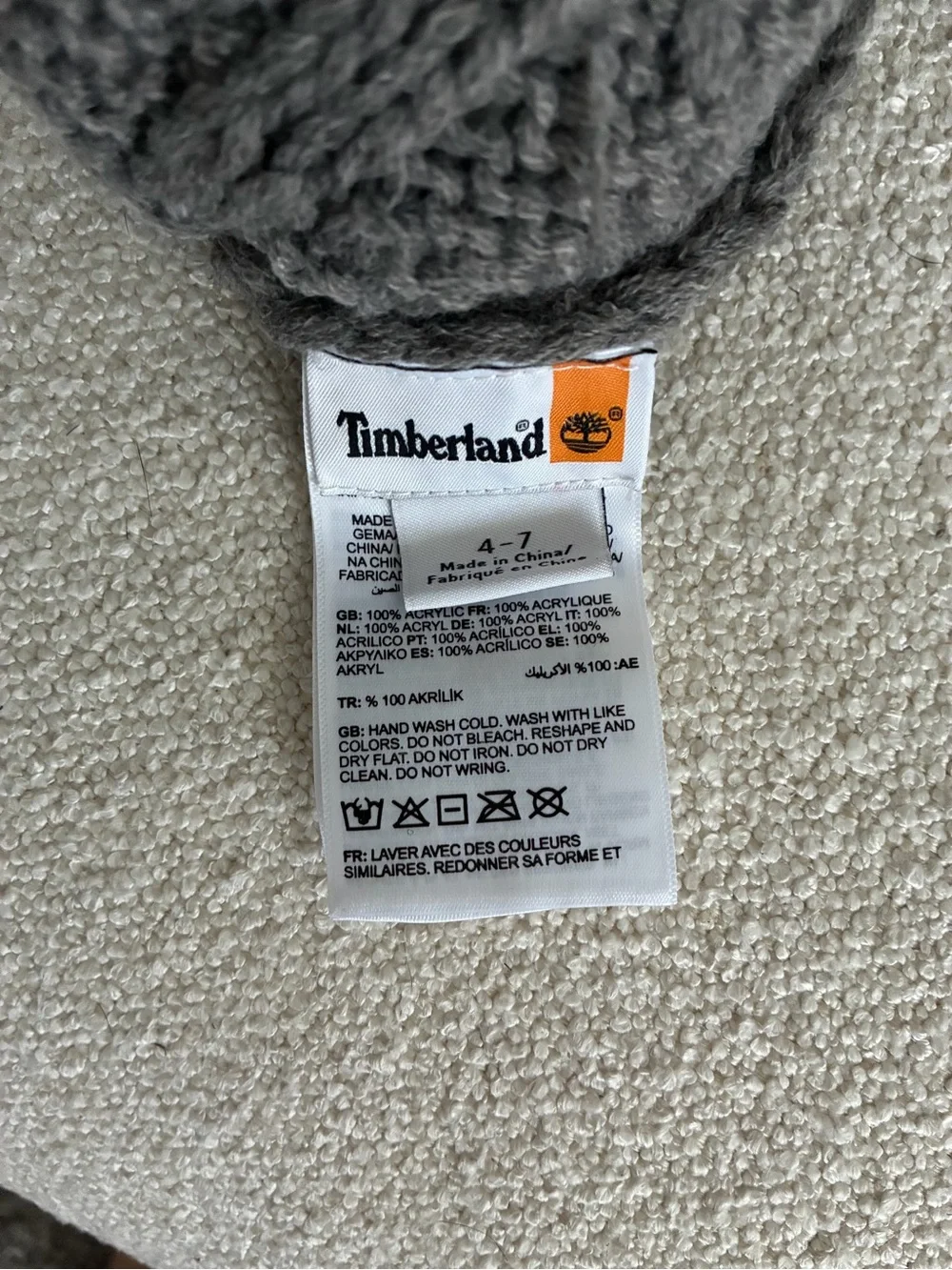 Timberland cozy cable